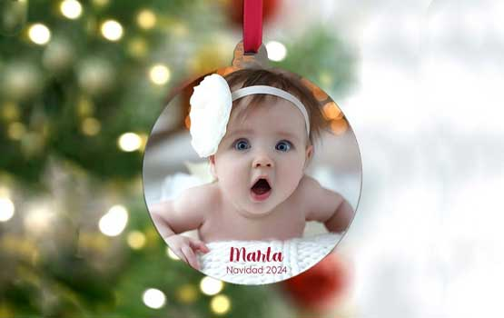 Bolas de Navidad con nombre