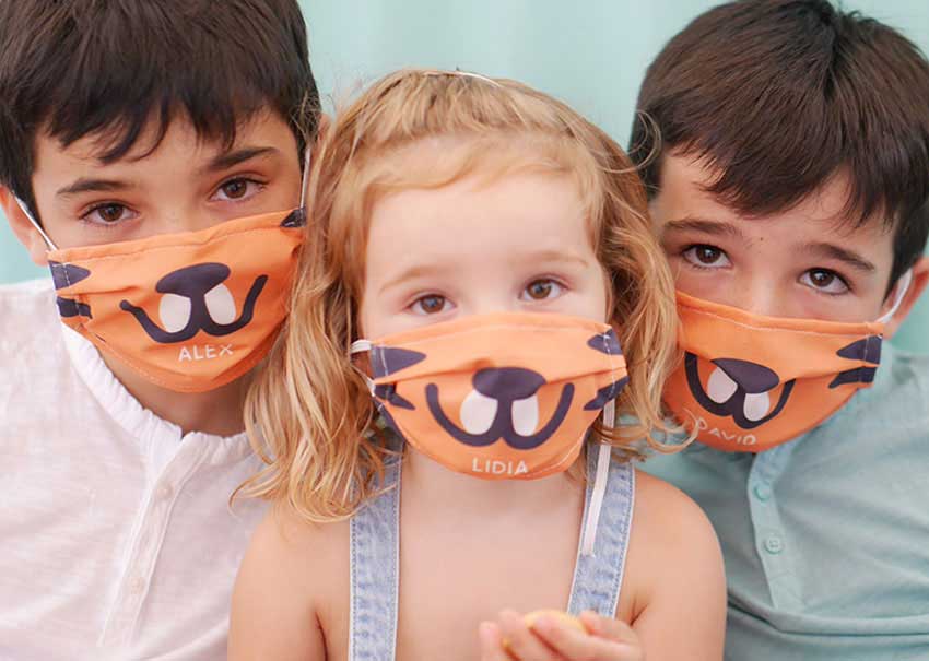 mascarillas infantiles personalizadas