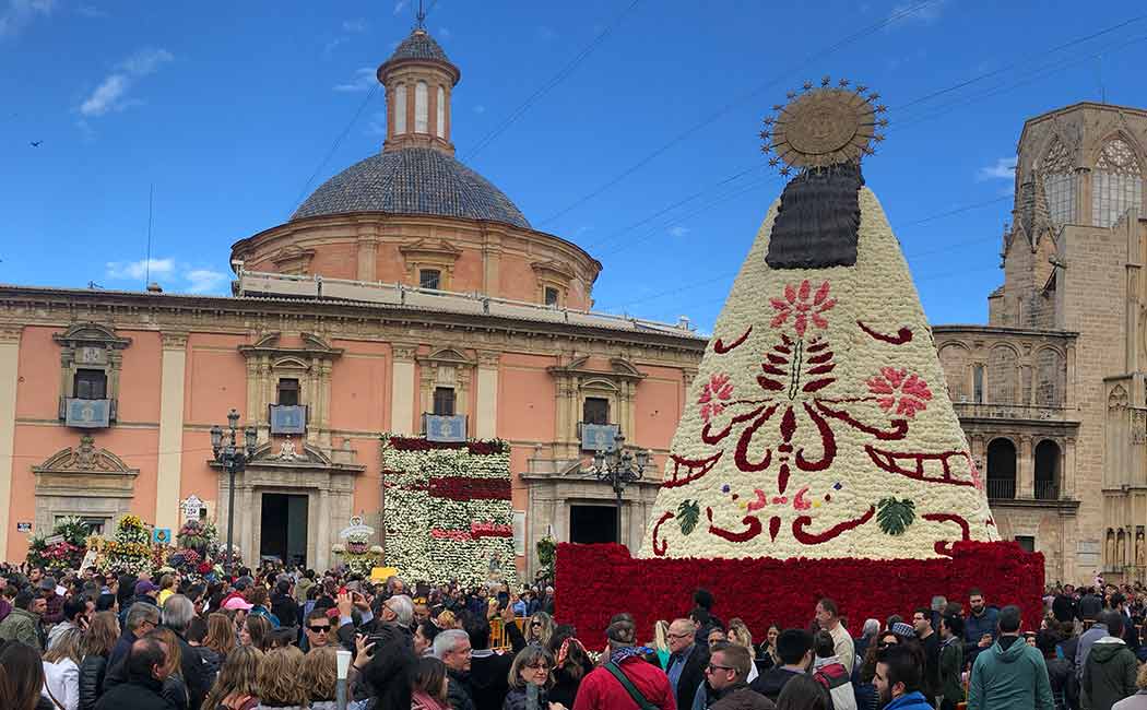 ofrenda fallera valencia