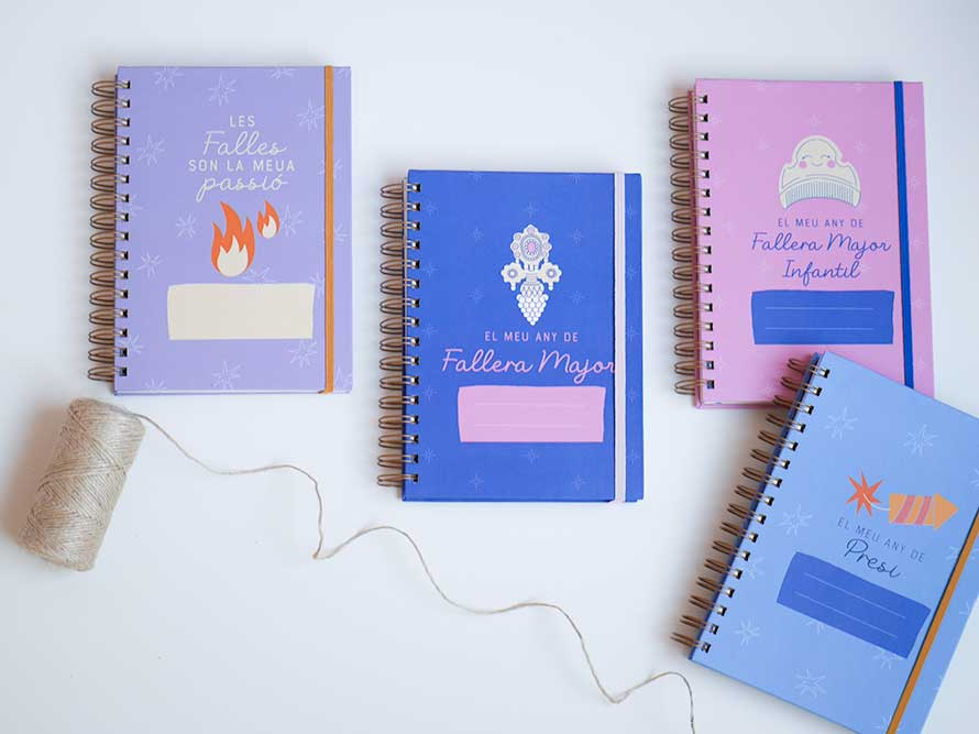 Agendas falleras personalizadas