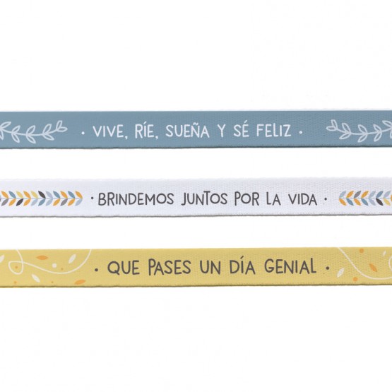 Pulseras personalizadas invitados