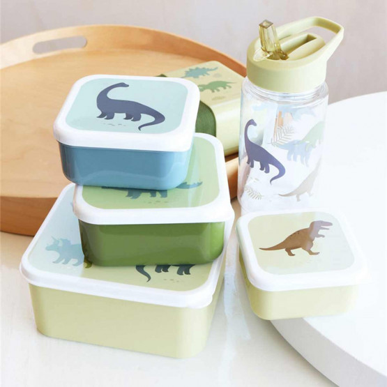 set almuerzo dinos