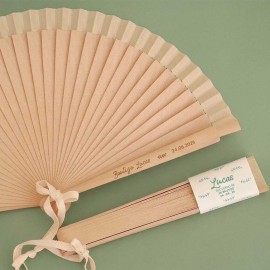 abanico personalizado bautizo