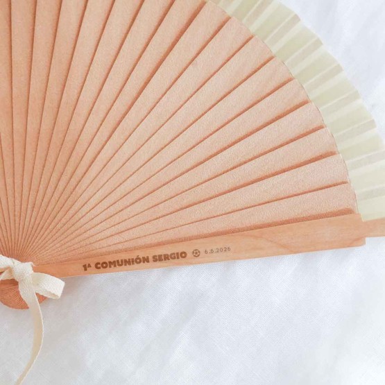 abanico personalizado comunion