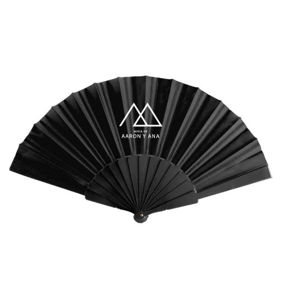 abanico negro