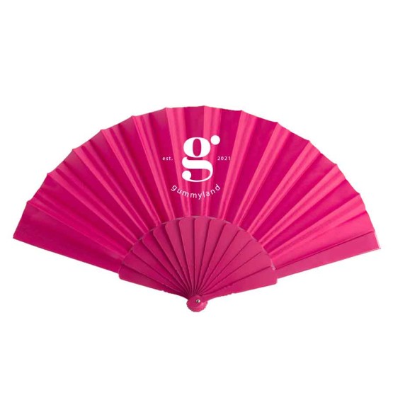 abanico fucsia
