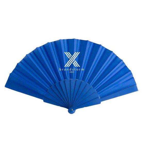 abanico azul