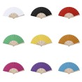 abanicos colores madera