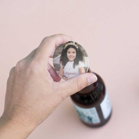 iman abrebotellas comunion foto