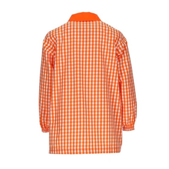 babi escolar naranja vichy