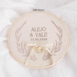 bastidor hojas naturales