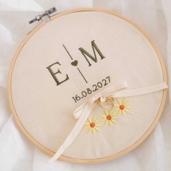 bastidor boda margaritas