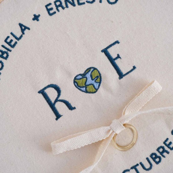 bastidor bordado mundo