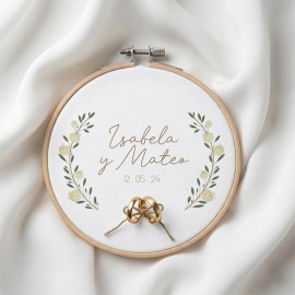 bastidor portaalianzas corona flores