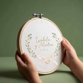 bastidor alianzas boda