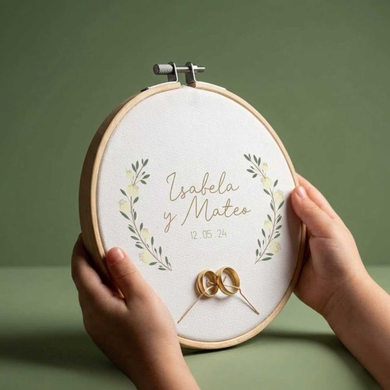 bastidor alianzas boda