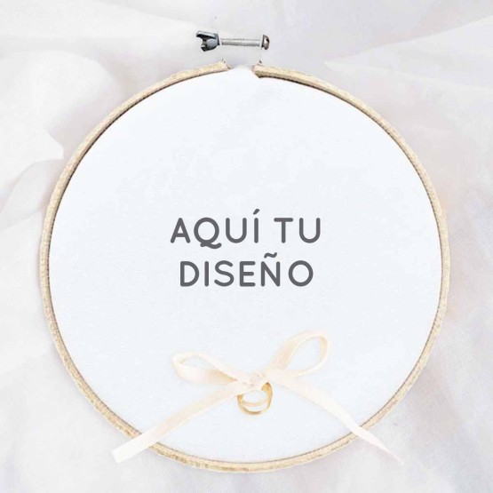 bastidor boda personalizado con tu dise&ntilde;o