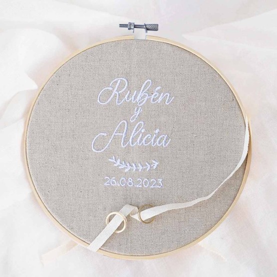 bastidor anillos boda