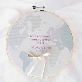 bastidor porta alianzas mapa mundo 