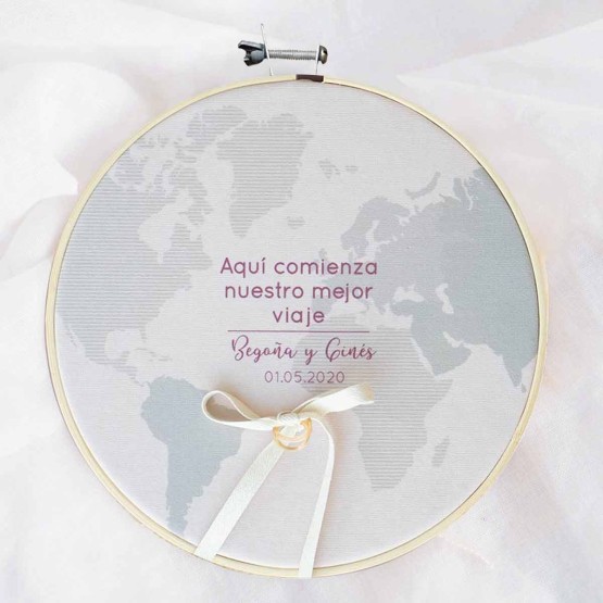 bastidor porta alianzas mapa mundo 