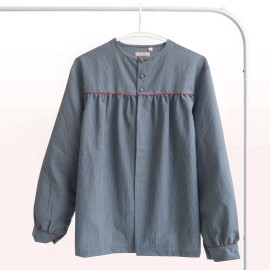 blus&oacute;n cuadros azul