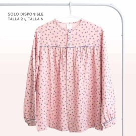 Blus&oacute;n fallero flores