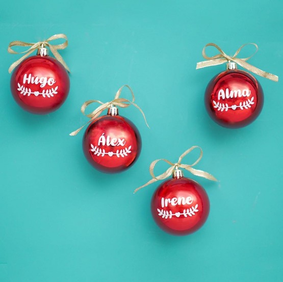 bolas navidad personalizadas