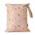 trasera bolsa impermeable letras 