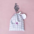 Bolsa lavanda personalizada inicial