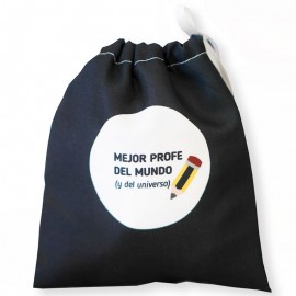 Bolsa "mejor profe del mundo y del universo"