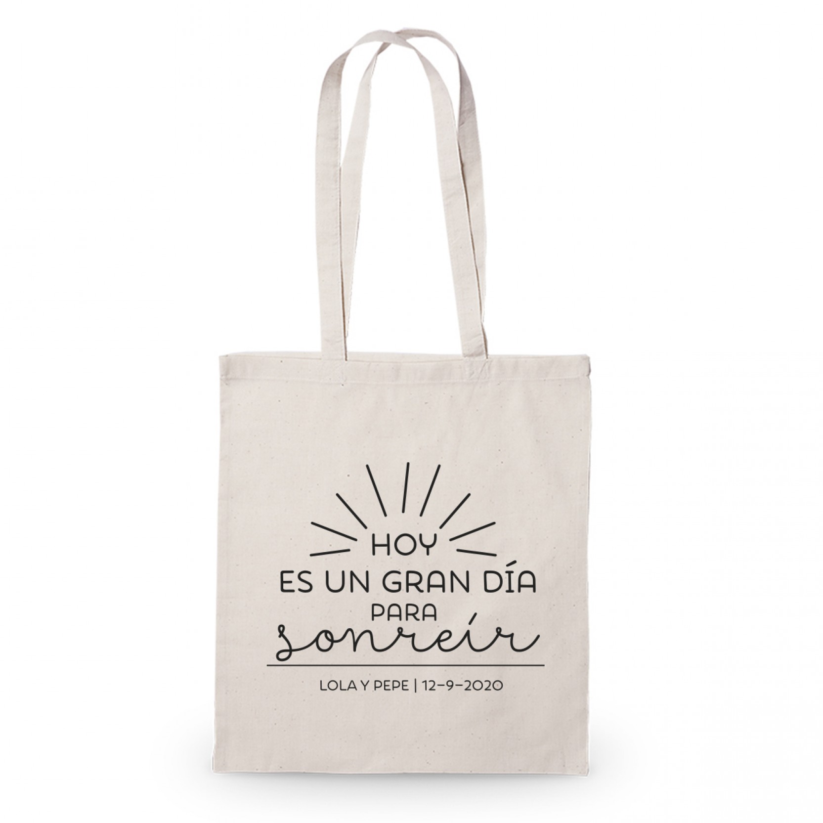 🥇 Bolsa de tela personalizadas para invitados Originales