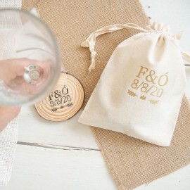 PAREJA COPAS CRISTAL CAVA PERSONALIZADAS TRAJES, Obsequioboda