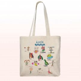 bolso personalizado con dibujos 