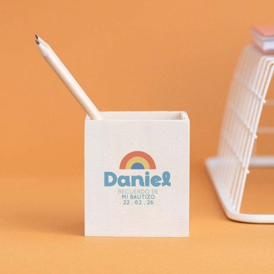 bote de lapices bautizo
