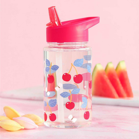 botella infantil cerezas