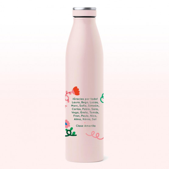 botella para profes personalizada
