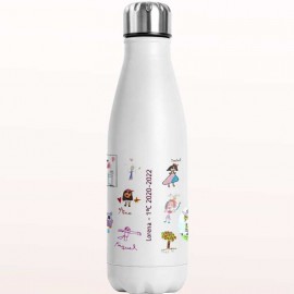 botella personalizada con dibujos de niños