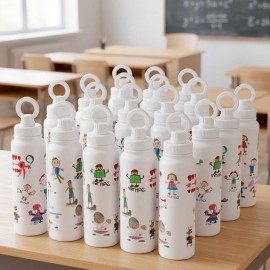 botella con dibujos infantiles