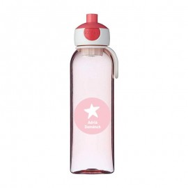 botella rosa para el agua