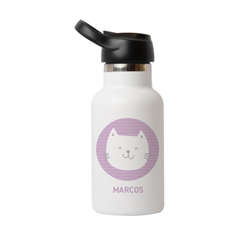 Botella agua personalizada Gatito Niño: 13,50 €