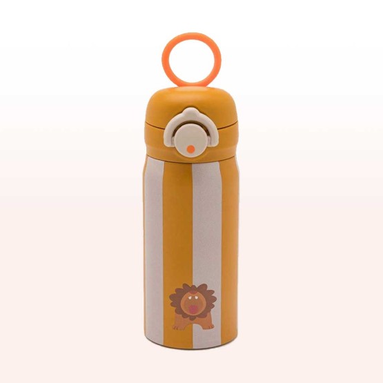 botella sin pajita leon