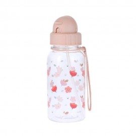 botella flores infantil