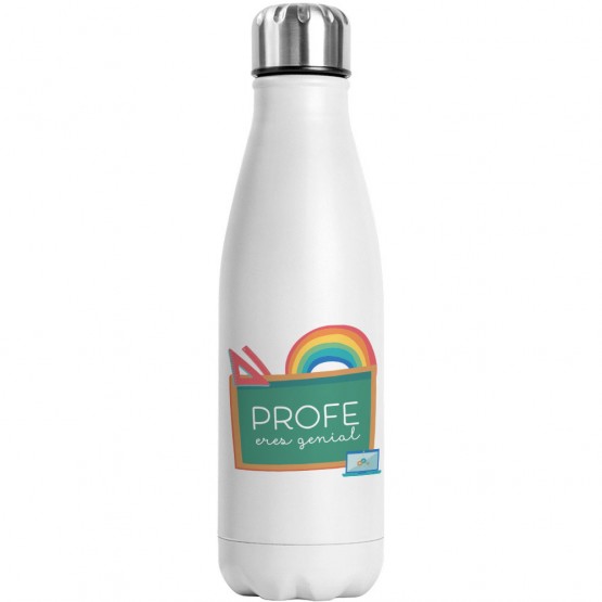 botella agua profesor regalo