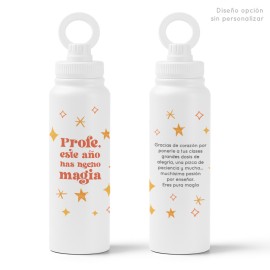 Botella para profes que hacen magia