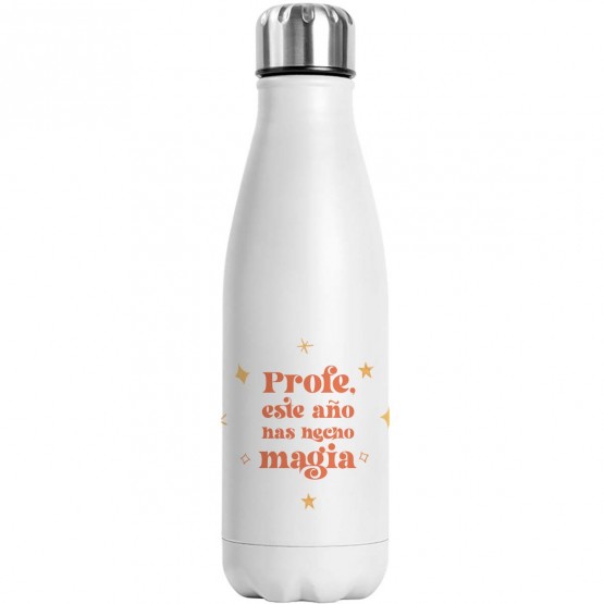 botella para el agua profes