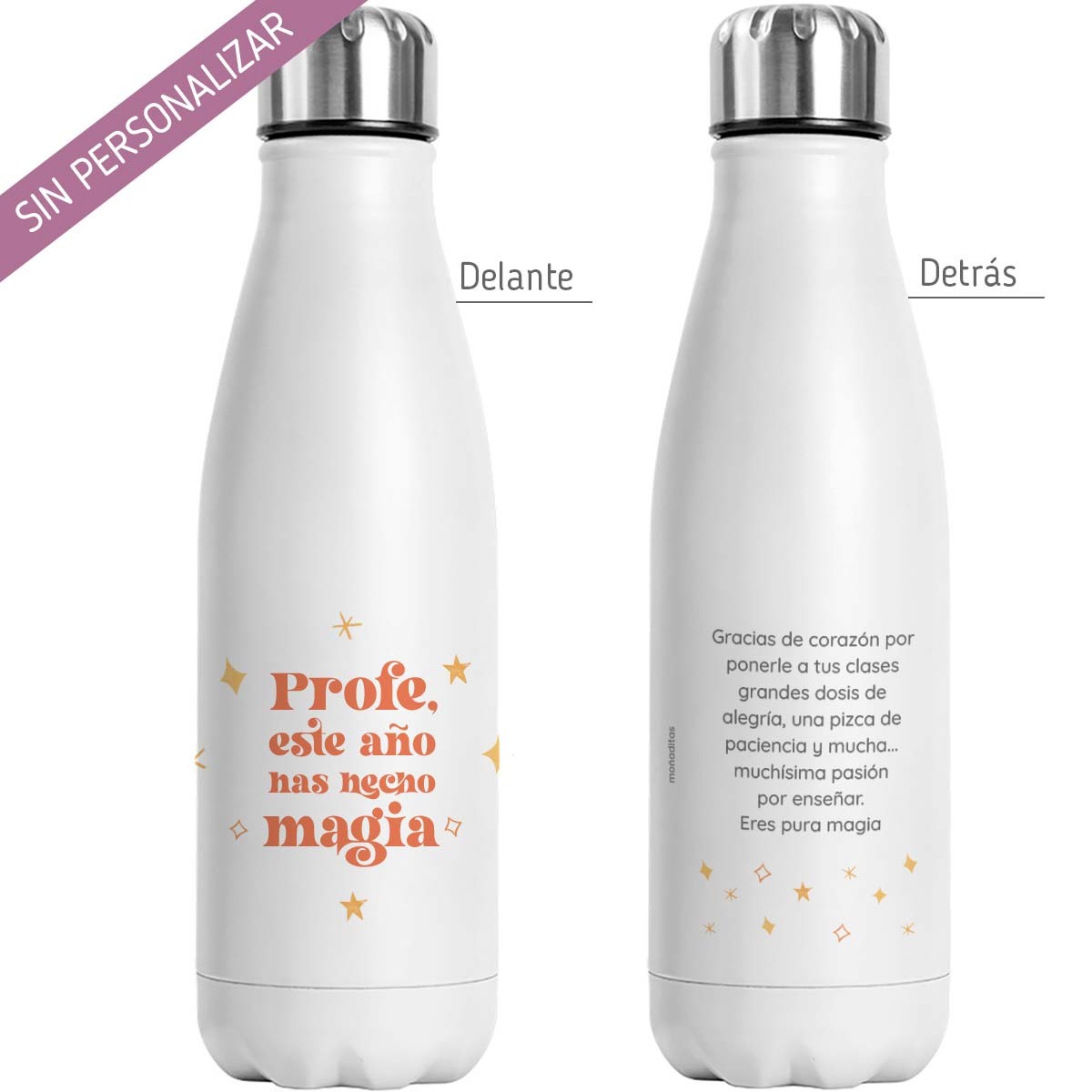 Botellas de agua personalizadas - Thermo - Sin BPA