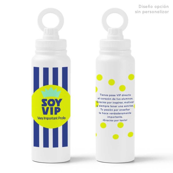 Botella VIP regalo para profes