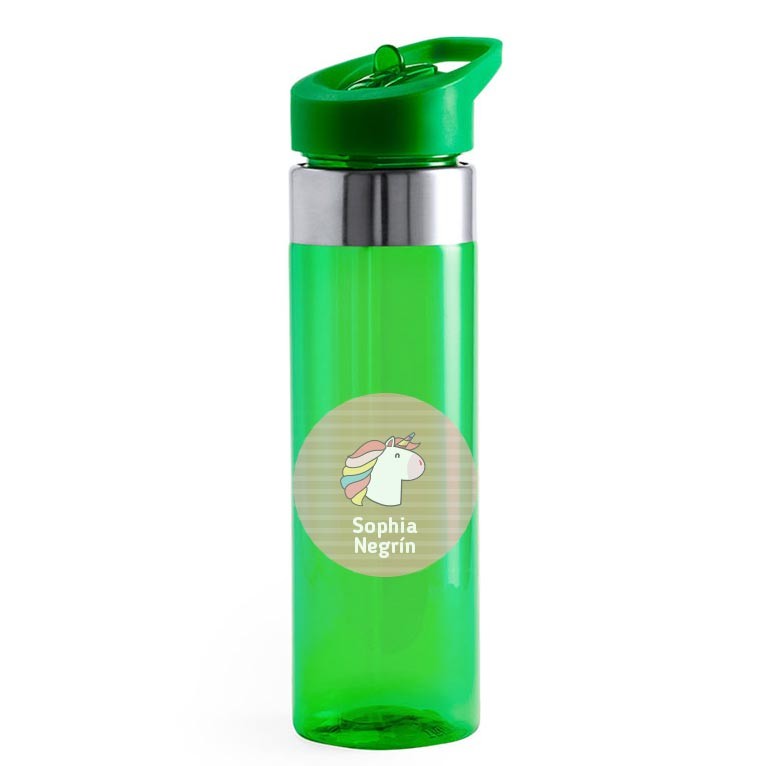 Botella Personalizada Unicornio 500 ml