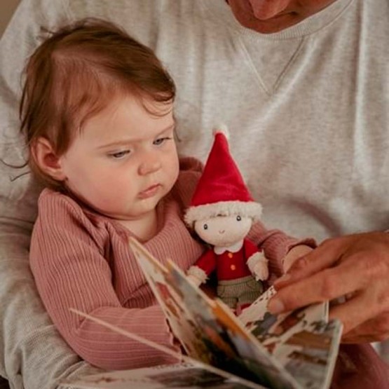 libro y peluche navidad