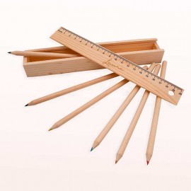 caja lápices personalizada madera